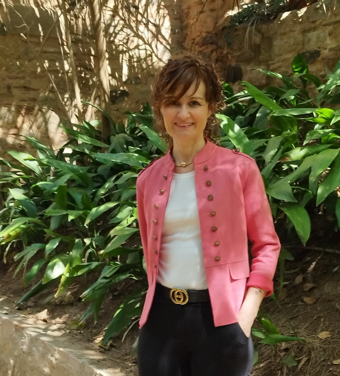 María José Guarino en su consulta